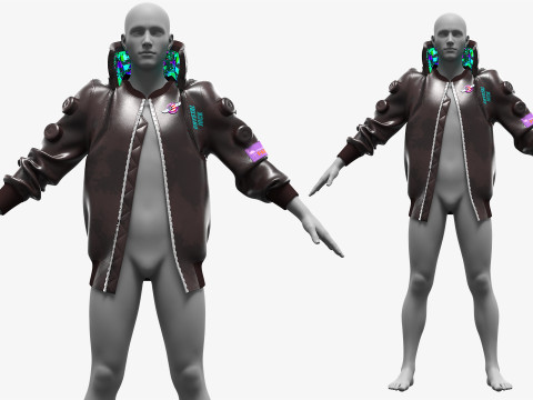 Cyberpunk 2077 Jacket 3D Модель