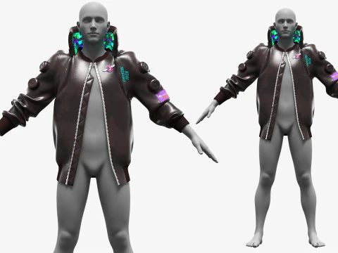 Cyberpunk 2077 Jacket 3D Model