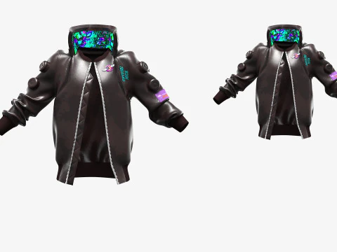 Cyberpunk 2077 Jacket 3D Model