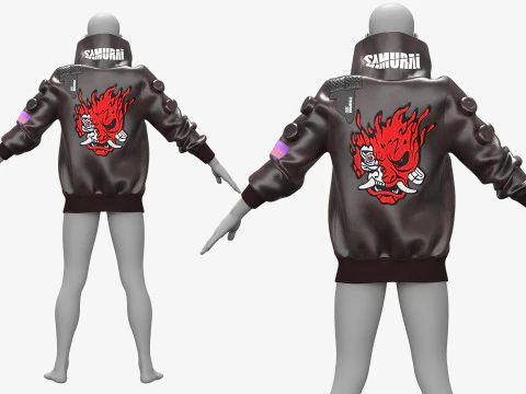 Cyberpunk 2077 Jacket 3D Model