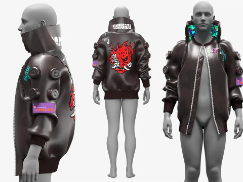 Cyberpunk 2077 Jacket 3D Model