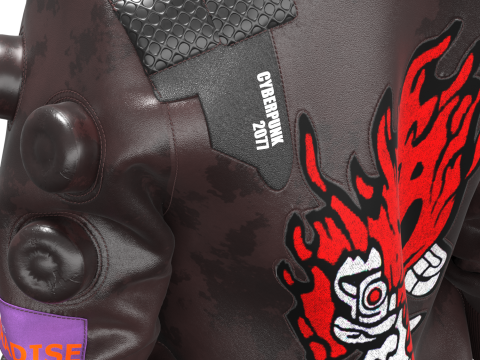 Cyberpunk 2077 Jacket 3D Модель