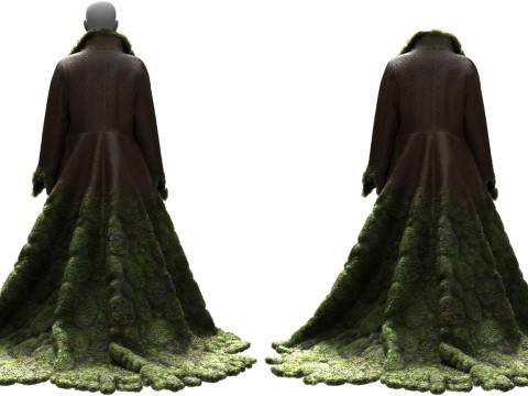 Mossy Coat Modello 3D