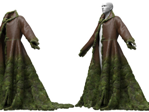 Mossy Coat Modello 3D