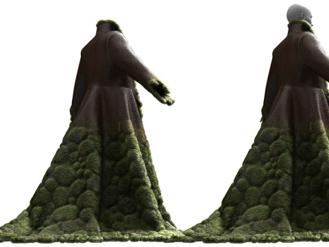Mossy Coat Modello 3D