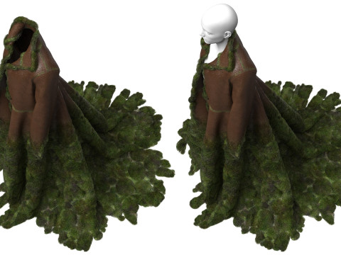 Mossy Coat Modello 3D