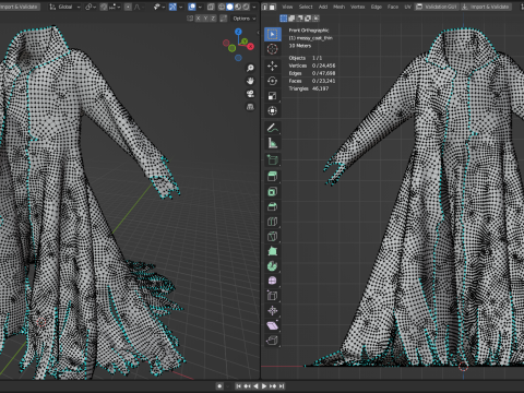 Mossy Coat Modello 3D
