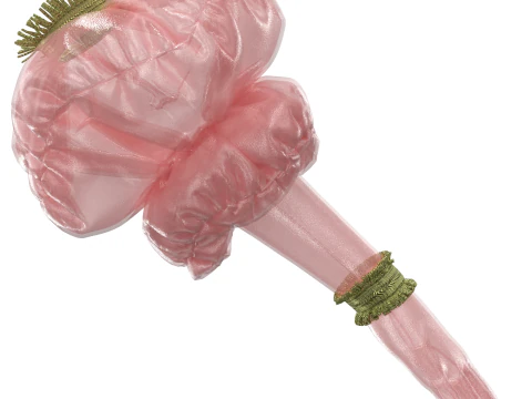 Princess Peach Style Balloon Gloves 3D Model