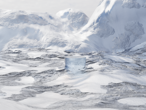 Ice Enviroment Model 3D