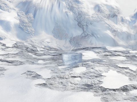 Ice Enviroment Model 3D