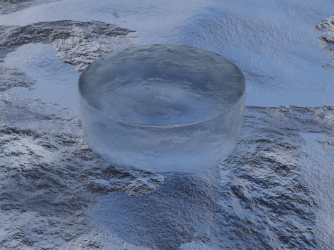 Ice Enviroment Model 3D