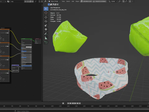 Beachwear for Toddlers 3D Model