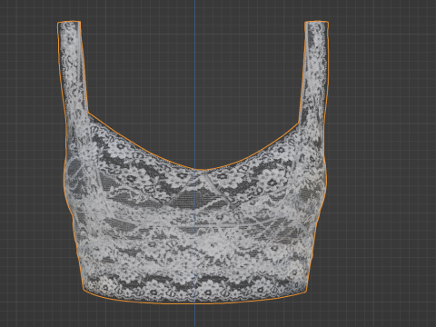 Lace Bra 3D Модель