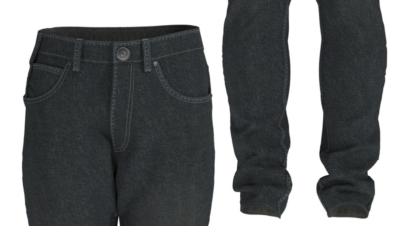 Mens Jeans 3Dモデル .c4d .max .obj .3ds .fbx .stl .blend
