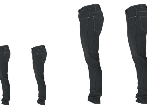 Mens Jeans 3Dモデル
