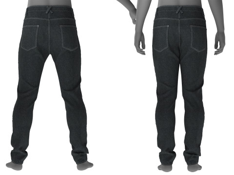 Mens Jeans 3Dモデル