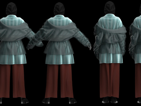 Multilayered Street Vibe Combine 3D Модель