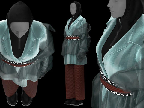 Multilayered Street Vibe Combine 3D Model