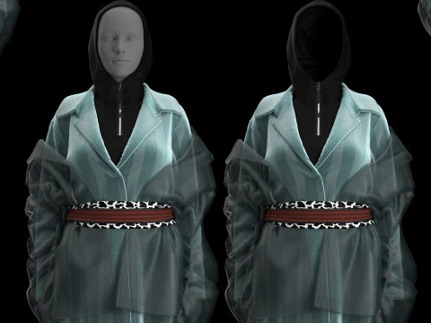 Multilayered Street Vibe Combine 3D Model