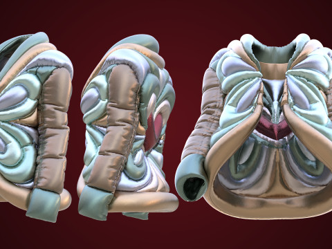 Schiaparelli Puffer Jacket 3D-Modell