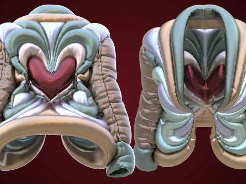 Schiaparelli Puffer Jacket 3D Model