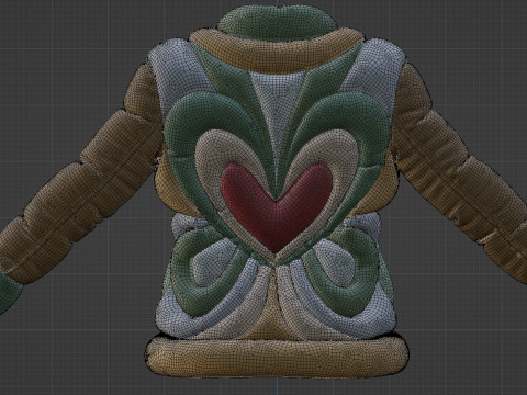 Schiaparelli Puffer Jacket 3D-Modell