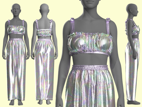 Silky Outfit 3Dモデル