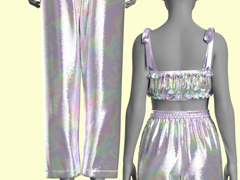 Silky Outfit 3D Model