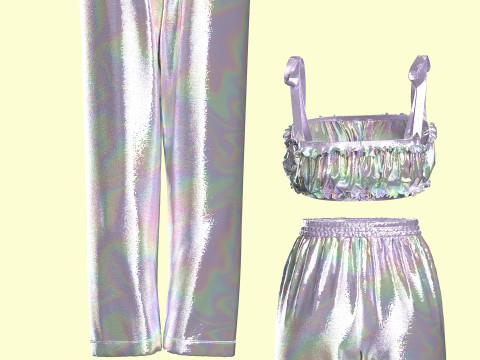 Silky Outfit 3D Model