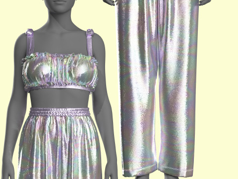 Silky Outfit 3D Model