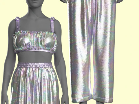 Silky Outfit 3D Model