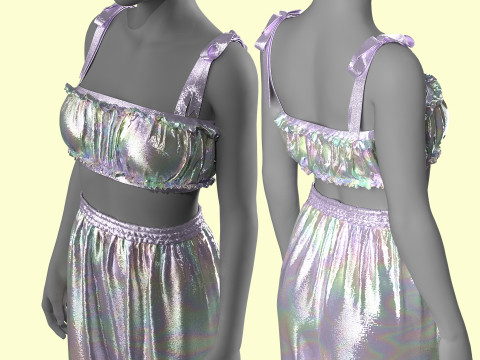 Silky Outfit 3D Model