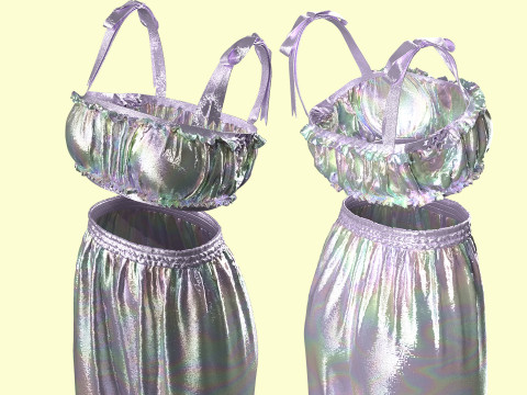 Silky Outfit 3D Model