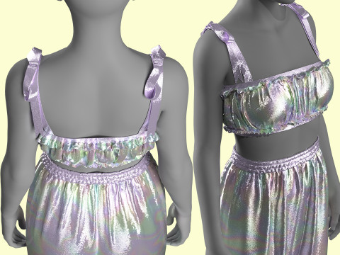 Silky Outfit 3D Model