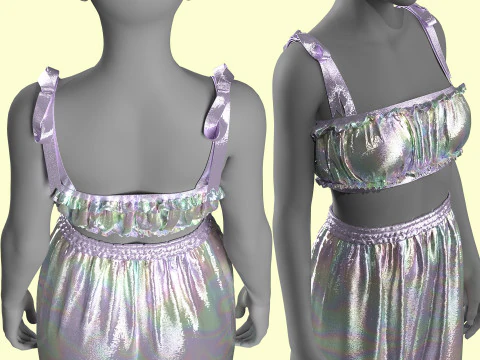 Silky Outfit 3D Model