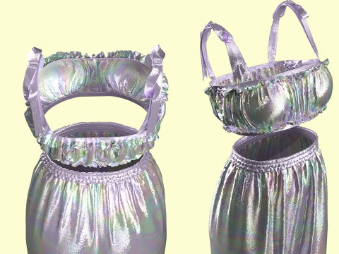 Silky Outfit 3D Model