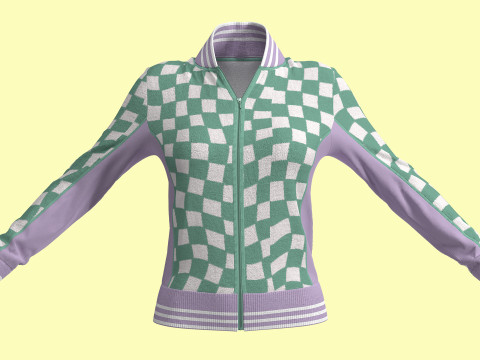 Retro Sport Jacket 3Dモデル