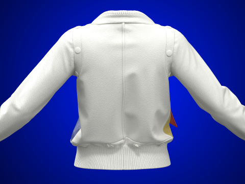 Abstract Leather Jacket 3D Model
