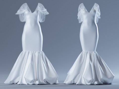 Wedding Dress Modelo 3D