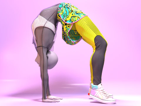 Yoga-outfit 3D Model