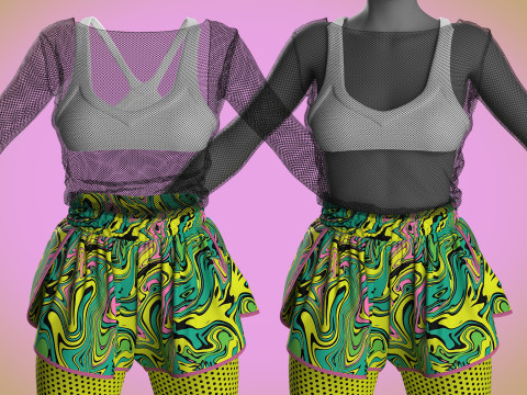 Yoga Outfit 3Dモデル