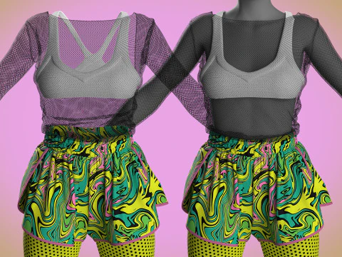 Yoga Outfit 3D Model