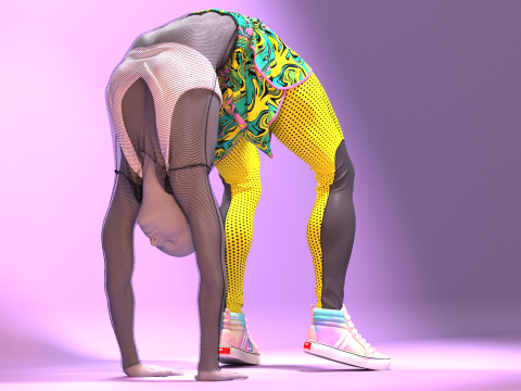 Yoga Outfit 3Dモデル