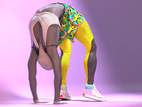 Yoga Outfit 3D Model