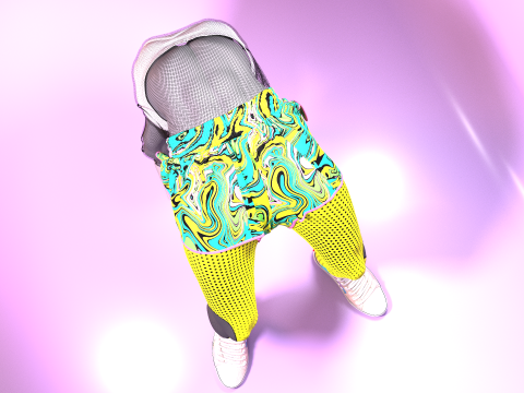 Yoga Outfit 3Dモデル