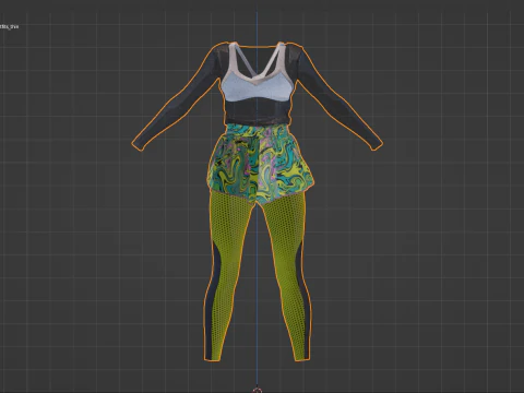 Yoga Outfit 3D Model