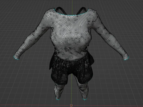 Yoga Outfit 3D Model