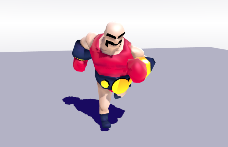 Smash Boy - low poly 3D character 3D Model .c4d .max .obj .3ds .fbx .stl .blend 
