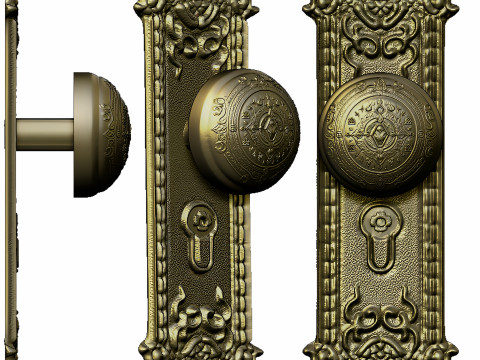 Door knob Modelo 3D