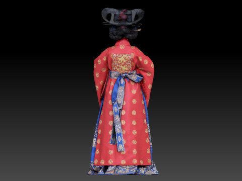 Korean Royal Procession dress hanbok Costume collection 2 3D-Modell